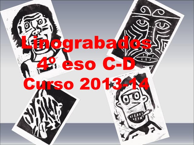 Linograbados 2013 14
