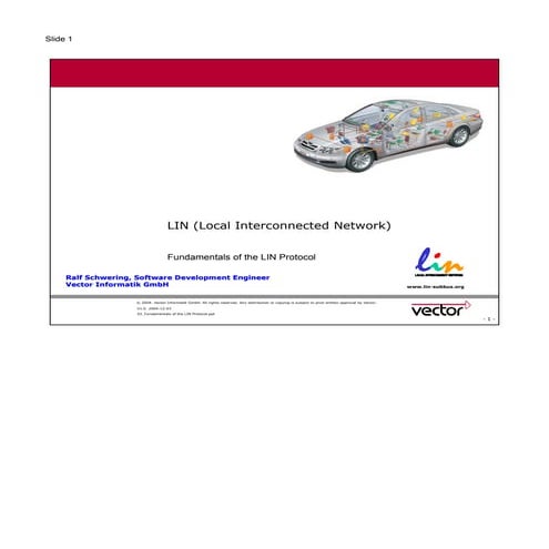 Overview of automotive network protocol