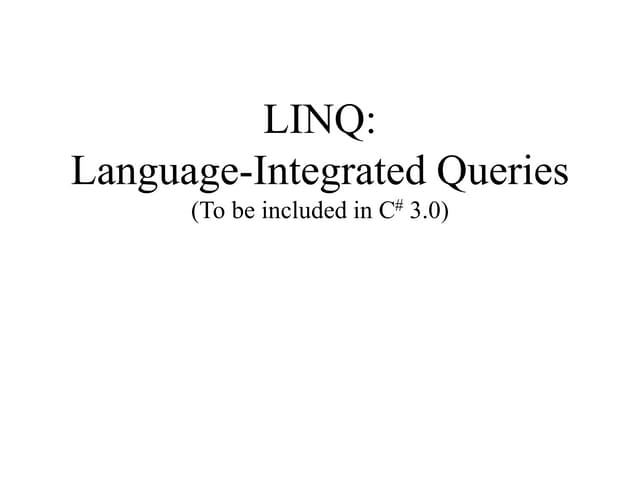 LINQ.ppt