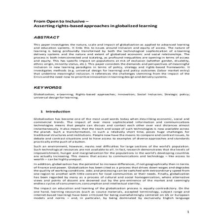 From Open to Inclusive –  Asserting rights-based approaches in globalized lea...