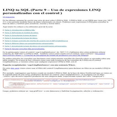 Linq to sql 9