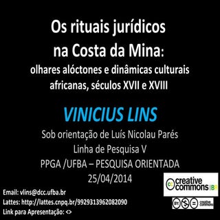 Lins rituais juridicosnacostadaminapo