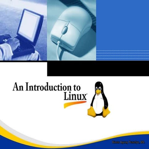 An Introduction to Linux | PPTX | Operating Systems | Computer Software ...