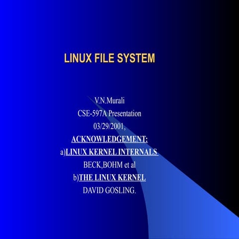 Linux | PPT