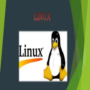 Qué es linux | PPTX