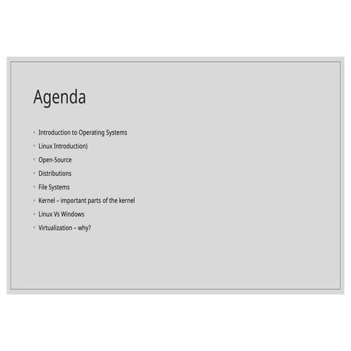 Linux Training PPT with basic tutorial and learning