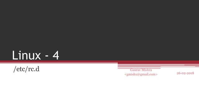 Linux Run Level