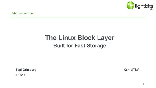 The Linux Block Layer - Built for F...