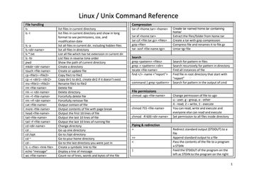 Unix Linux Command Reference