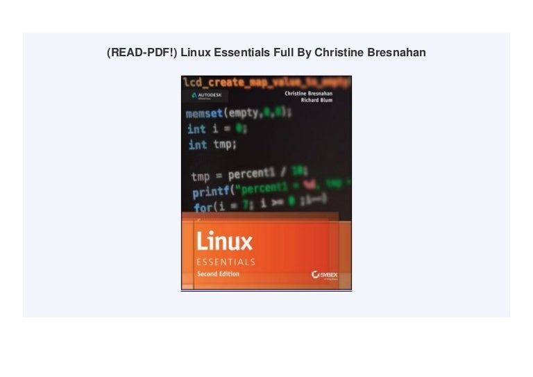(READ-PDF!) Linux Essentials Full By Christine Bresnahan 3 linux essentials 211124013438 thumbnail 4