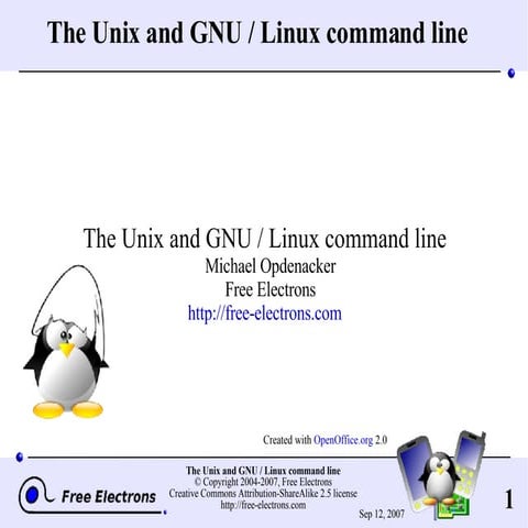 Linux Introduction (Commands) | PPT