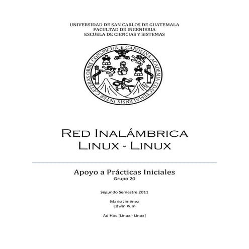 Configuración Red inalambrica entre dos equipos GNU/Linux [Ubuntu]