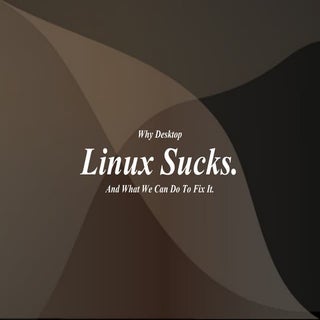 Linux Sucks