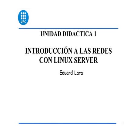 Linux   ud1 - introduccion linux