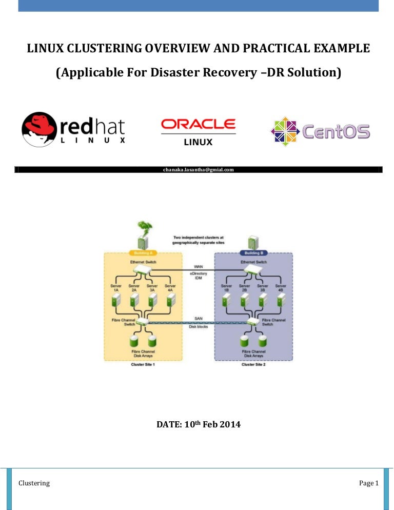Linux clustering solution
