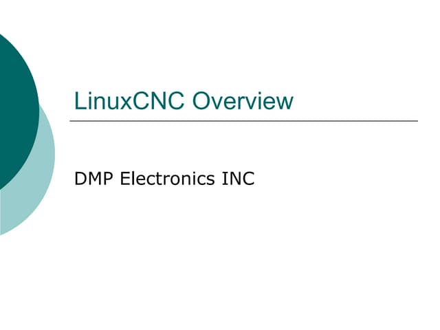 LinuxCNC 入門簡介