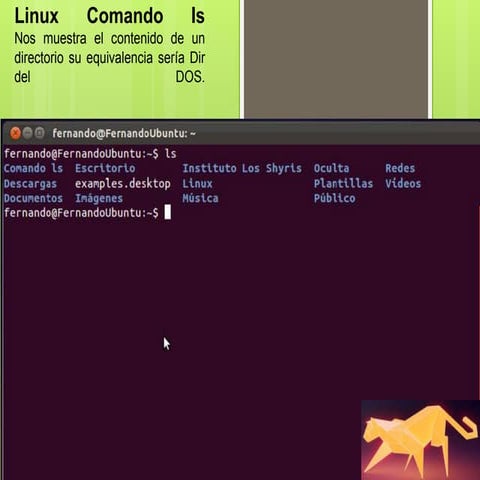 Linux comando ls
