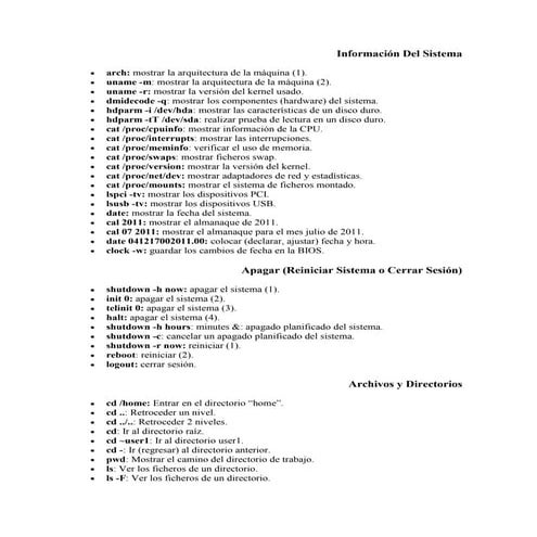 Linux comandos