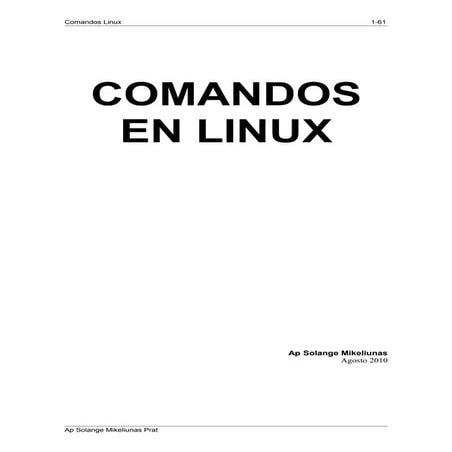 Comandos de Linux