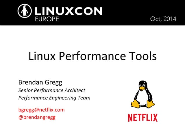 Linux Performance Tools 2014