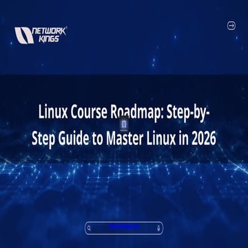 Linux Course Roadmap Step-by-Step Guide to Master Linux in 2026.pptx