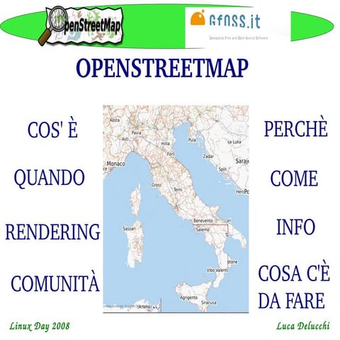 Introduzione a OpenStreetMap | PDF