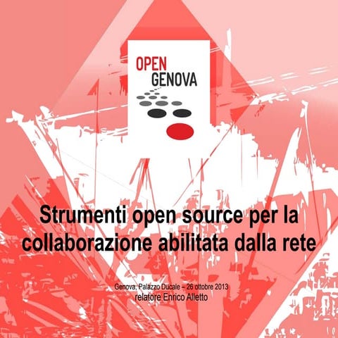 Strumenti open source per la collaborazione abilitata dalla rete