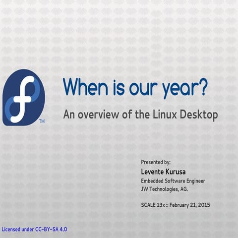 Linux Desktop: When is our year?