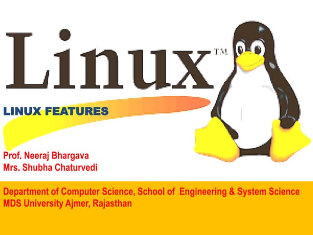 Linux Features