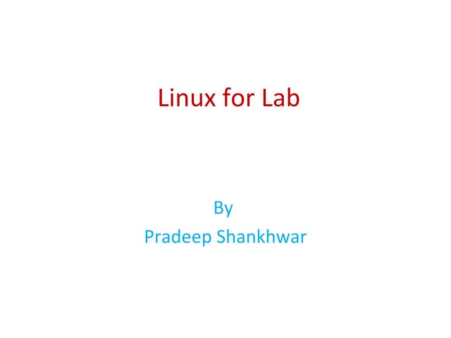 Linux for everyone