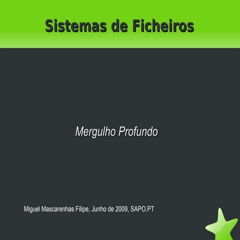Sistemas de Ficheiros Linux