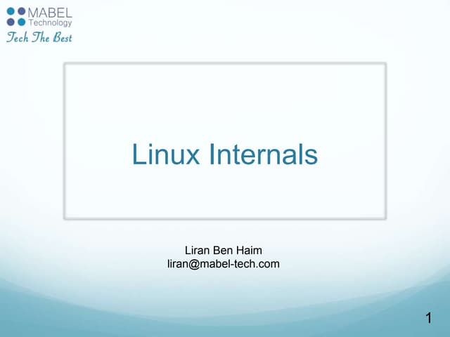 Linux internals v4