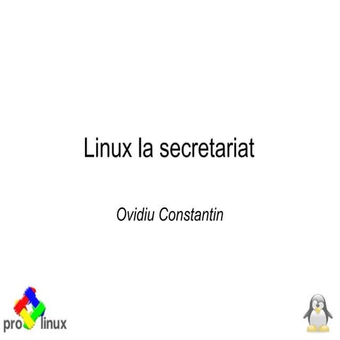 Linux la secretariat (lightning talk)