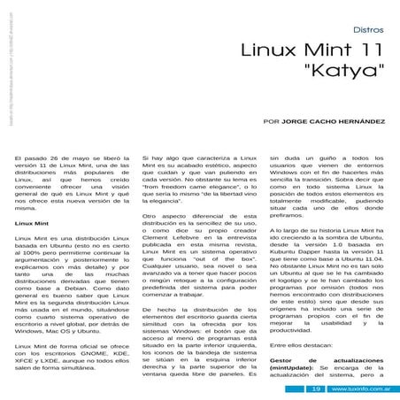 Linux Mint 11: Katya