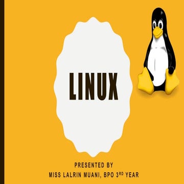 Linux: An Introduction to the Open-Source Operating System | PPT image.