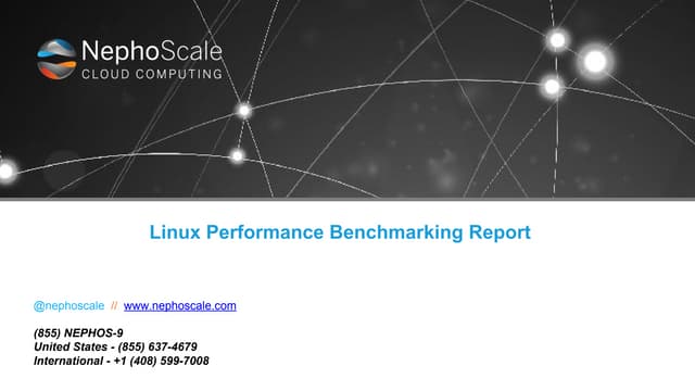 Linux Cloud Server Performance Benchmarks