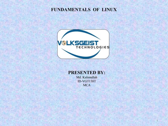 Linux ppt