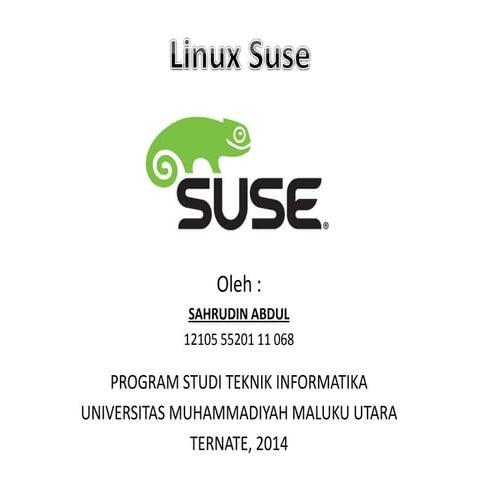 Linux suse | PPTX