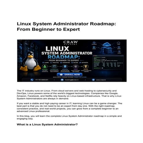 System Administration: Introduction to system administration | PPT
