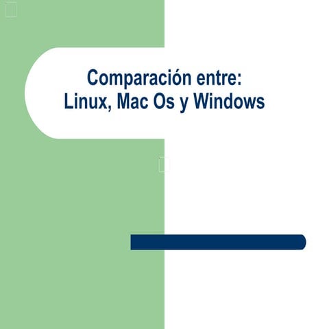 Linux windows y mac os