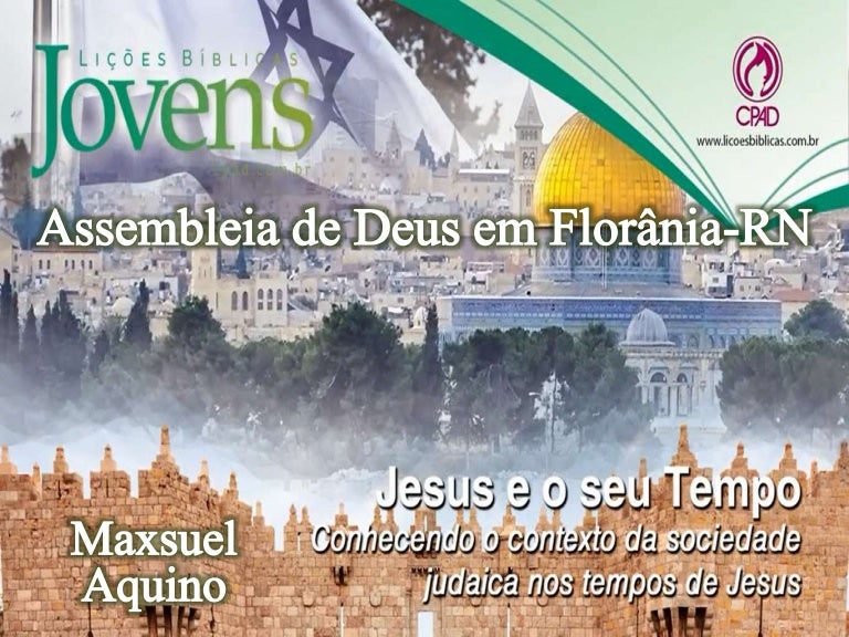 Licao 03 Jesus E Os Grupos Politico Religiosos De Sua Epoca