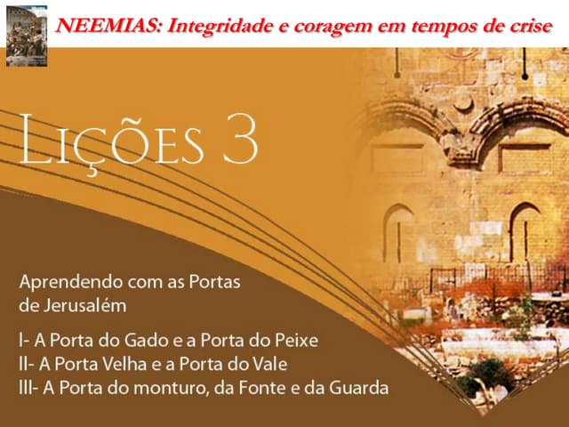 Lição 3   aprendendo com as portas ...