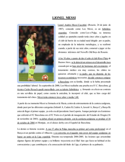THE MAGICAL MESSI | PDF