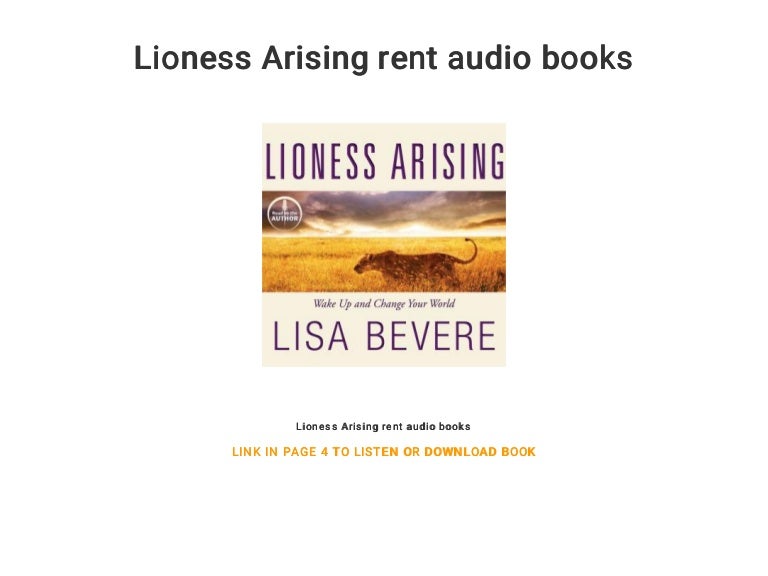 Lisa Bevere Audio Books / Lioness Arising By Lisa Bevere