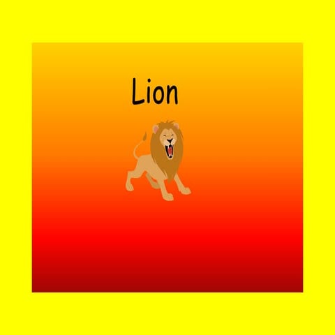 Lion Example | PPTX