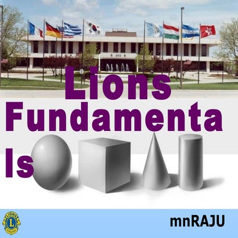 Lions Fundamentals   RLLI 2015