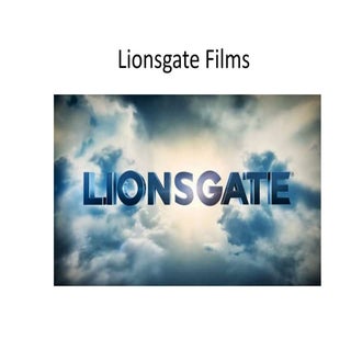 Lionsgate films