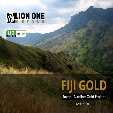 Lion One Metals Presentation April 2020