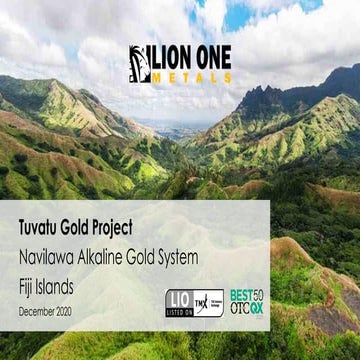 Lion One Metals Presenation Dec 2020