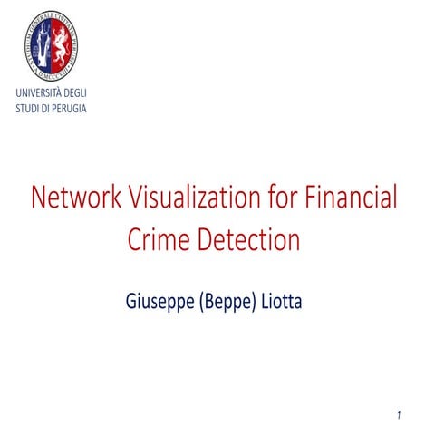 Network visualization for financial crime detection | PDF